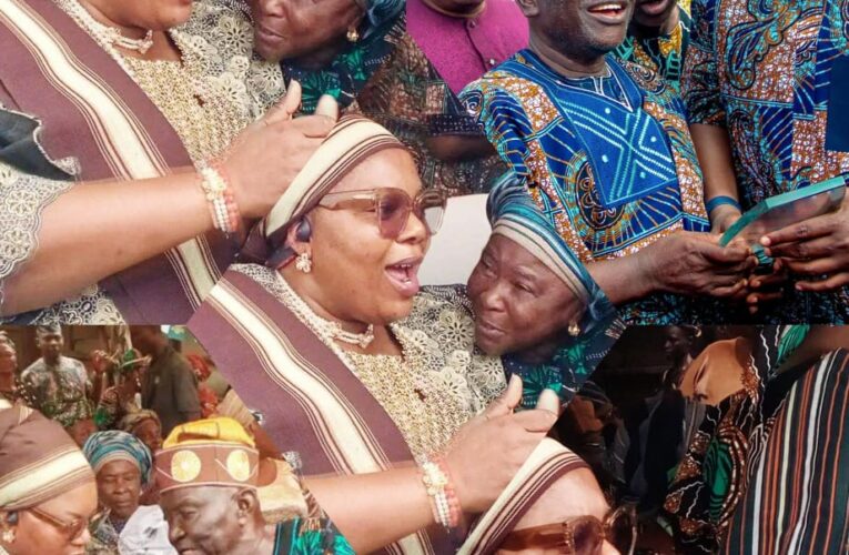 Princess Abeo congratulates new Excos of Bodija market foodstuffs sellers 