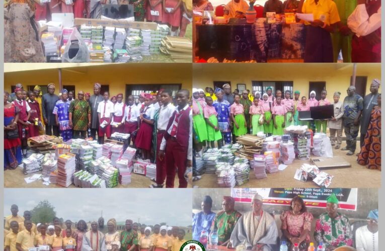 Again, Isiaka Facilitates Instructional Materials For Secondary Schools In Ifo—Ewekoro Federal Constituency 