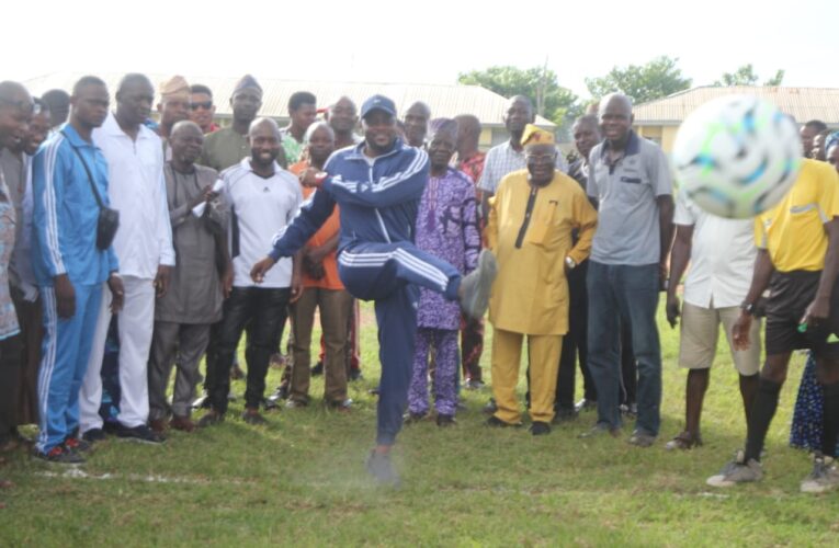 Talent Hunt: Olorunsogo Chairman, Olayanju kicks off 3rd Orelope football competition 