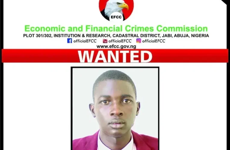 26-yr-old man declared wanted for ‘stealing car’ belonging to EFCC