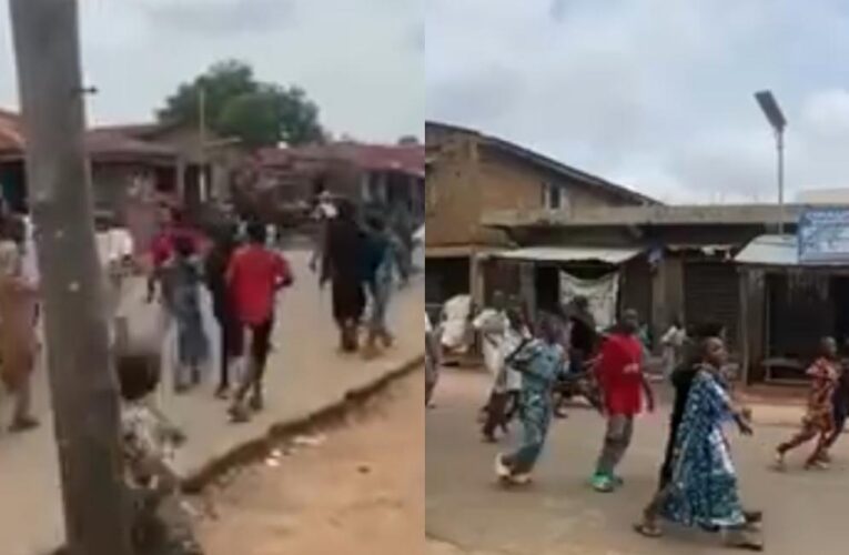 Children Protest Against Tinubu In Kwara, Call President ‘Thief’ Over Growing Hardship In Nigeria