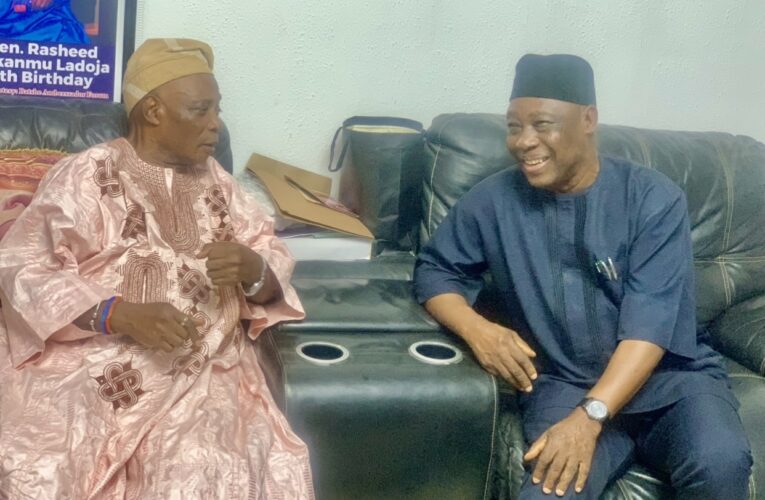 Oyo Deputy Governor visits Oba Ladoja at 80