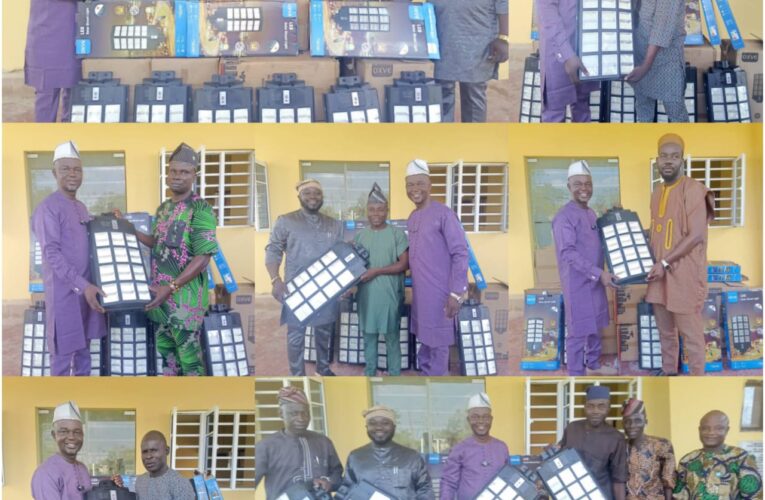 100 Days in Office: Dr. Temitope GLORIOUS Launches Solar-Powered Streetlights Distribution to Wards 1-11 in Ona Ara LG