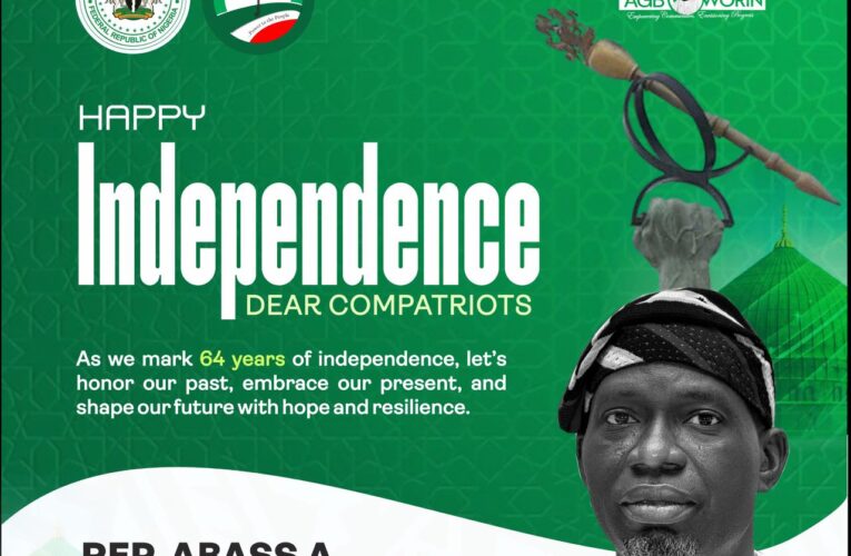 Independence Day: Let’s Continue To Strengthen Our Institutions, Promote Economic Diversification – Agboworin Urges FG