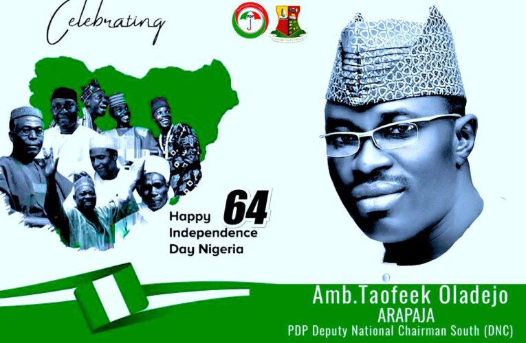 Independence Day: Arapaja Preaches Love, Peace Among Nigerians