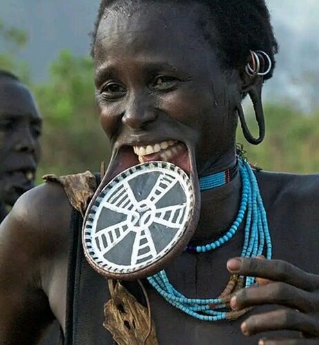 VIDEO: Ethiopian Tribe Where Women Cut Their Lips As A Symbol Of Beauty And Identity