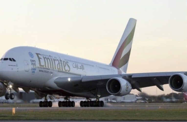 JUST-IN: Emirates Flight Touches Down In Lagos After 2-year Break