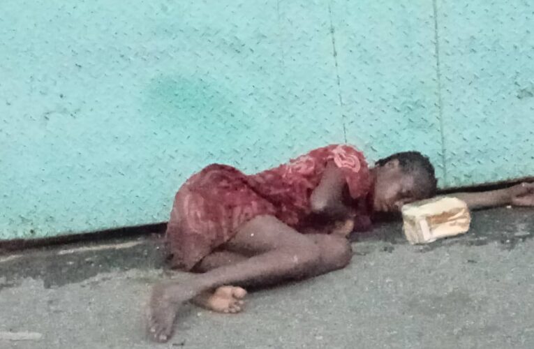 Lady Used By Yahoo Boys Dumped By Roadside 