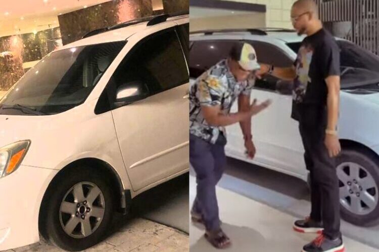 Shina Peller Surprises Media Aide, Kola Popoola with Car Gift