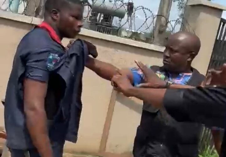 Pandemonium As Police, NSCDC Clash In Osun (Photos)