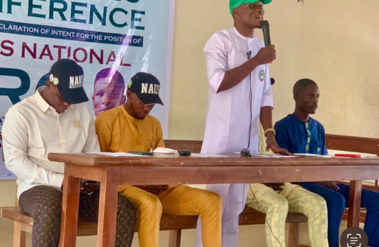 Ex Oyo NANS Southwest coordinator, Comrade Alao John declares intent for National PRO