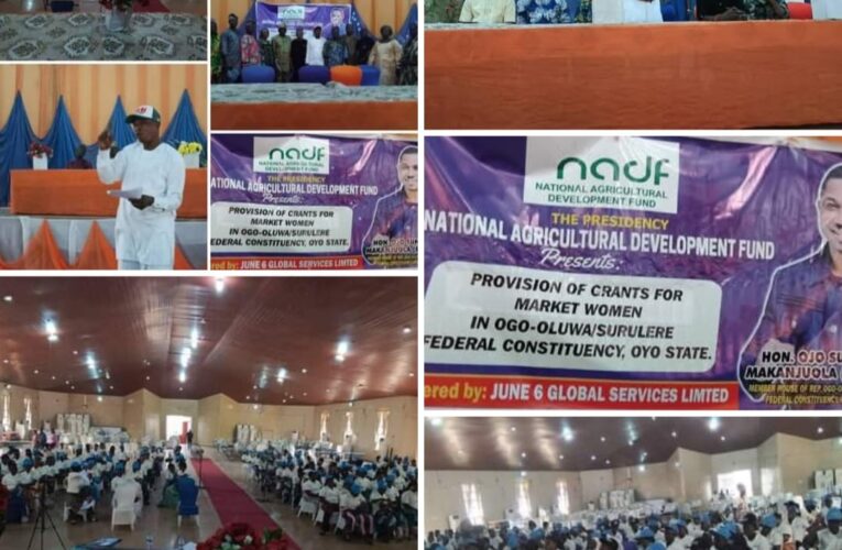 Smato empowers over 200 market women with 100k grant In Ogooluwa/Surulere Federal Constituency