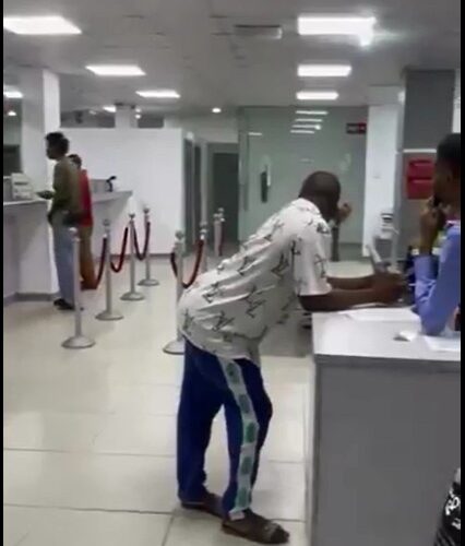 Panic in Banking Hall As Man Blasts BoomBox (Photos)
