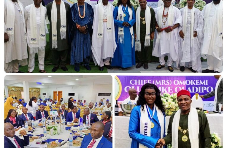 ICAN Nat’l President Inaugurates Omokemi Oladipo As Pioneer Chairman Of Lagelu District