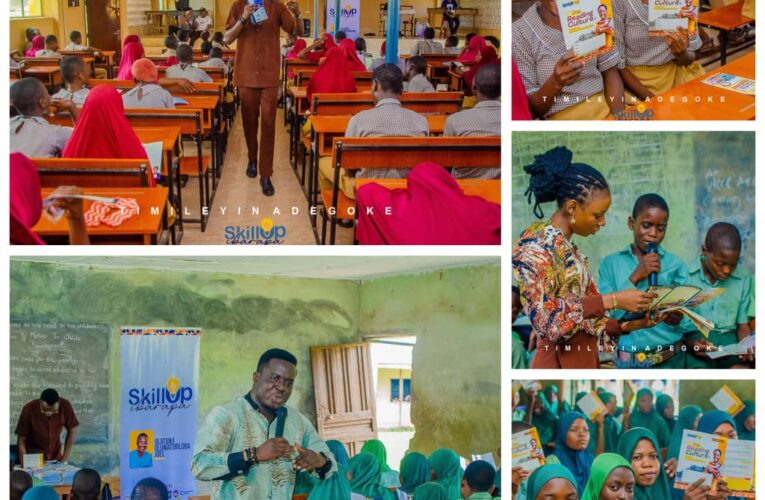 SkillUp Ibarapa Initiative Trains 600 Students on Reading Skills, Distributes Brochure and Free Notebooks