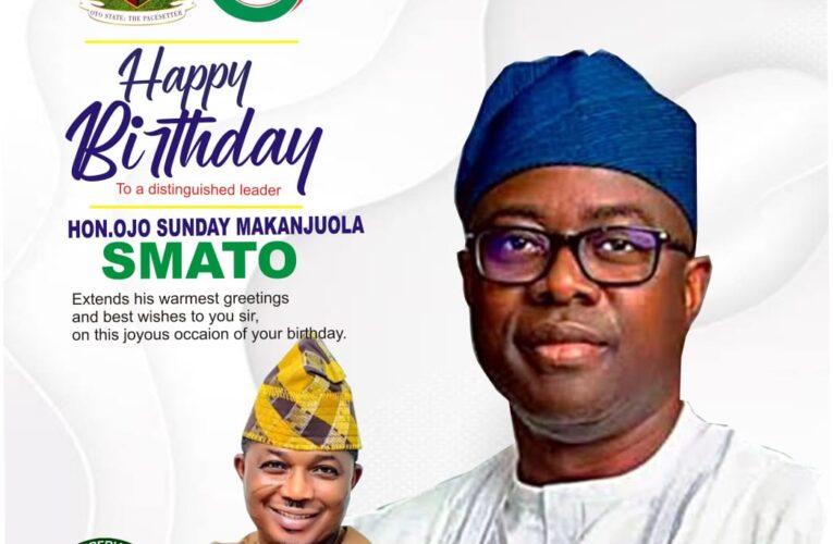Smato fetes Makinde on 57th birthday, lauds his leadership prowess