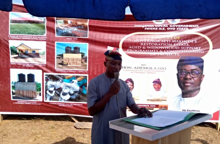 Iwajowa LG Chairman, Muritala commissions iconic projects, flags off Makinde’s restoration estate