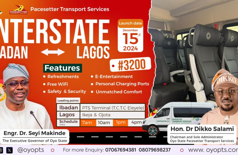 Oyo State’s Pacesetter Transport Services Set to Launch Interstate Movement December 15