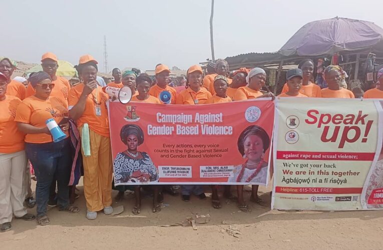 Wife of Oriire LG Chairman, Olajumoke Alabi leads campaign against Gender Based- Violence