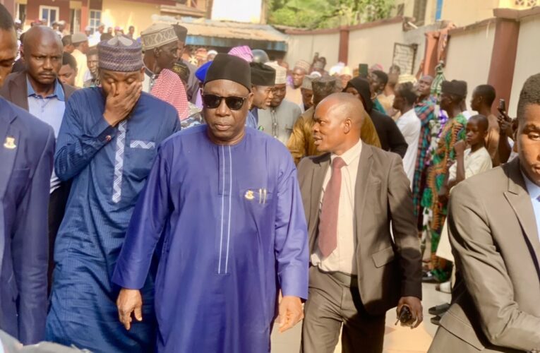 *Oyo Govt attends Ajani Bello Janaza prayers, commiserates with family, Muslim community*