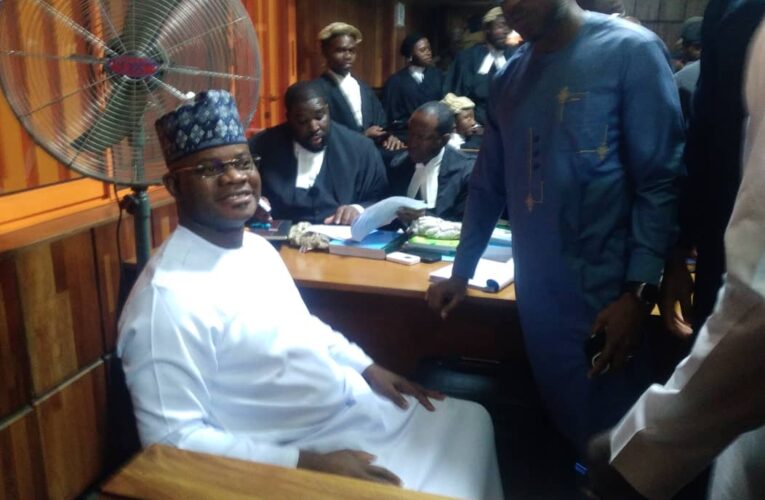 BREAKING: Ex-Gov Yahaya Bello Appears At FCT High Court For Bail Hearing