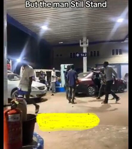 Filling Station Argument Escalates As Man Pull-Out AK-47 To Shoot Another Man