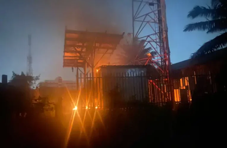 Fire Guts FIIRO Office In Lagos