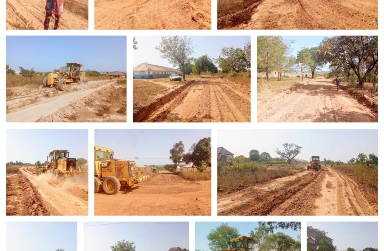 Olayiwola Fulfills Promise, Completes Grading of Liberty Text School Road, Others in Ward 04