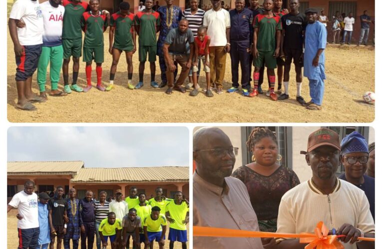2025: Akeem Olatunji Doles Out Cash Gifts To 5-A-Side Tournament Winners, Encourages Physical Fitness