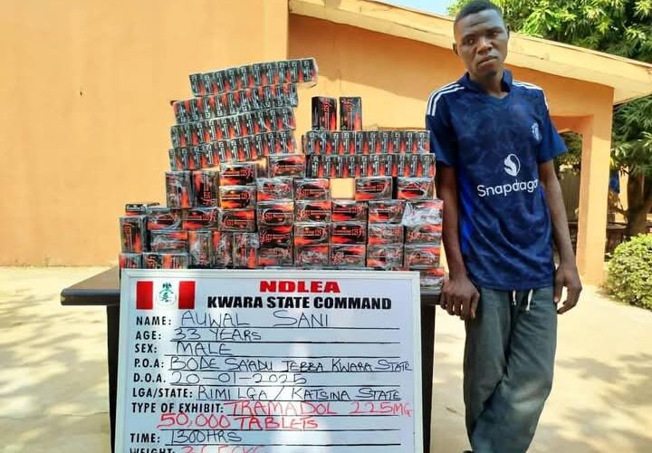 PHOTOS: NDLEA Arrests UK-bound suspects, recovers loud, weapons, skuchies, Cannabis