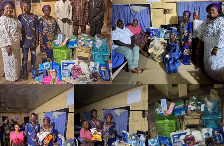 Ogbomoso North First Lady, Grace Ogunlade Celebrates First Baby of 2025, Presents Cash Gifts, Materials To Mother