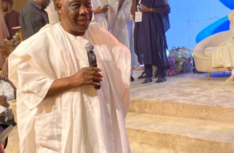 Makinde attends Ex-Senator Lado daughters’ wedding in Abuja, tasks couples on tolerance