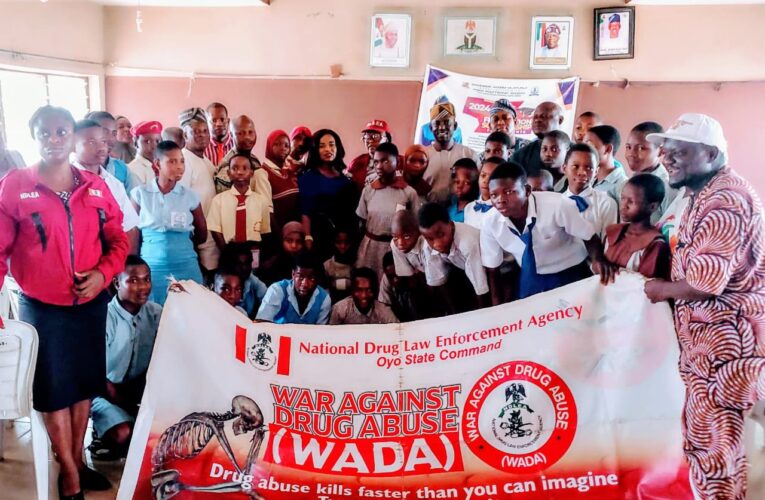 Akeem Olatunji Leads Campaign Against Drug Abuse Among Students In Oluyole LG 
