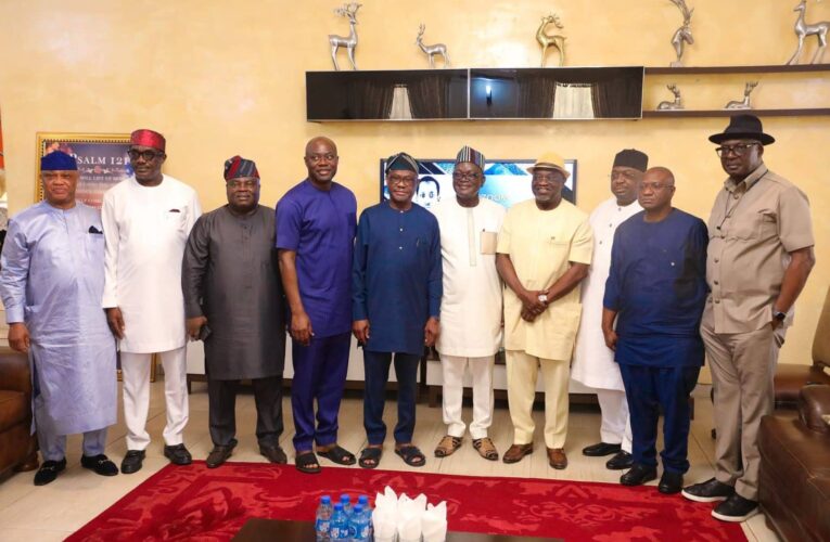 Makinde Hosts Wike, Ortom, Others In Ibadan [Photos]
