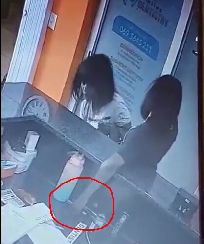 Two Ladies Caught Stealing A Dentist’s Phone At Hospital (Photos)