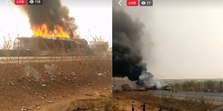 Scores Of Passengers Feared Dead As Fuel Tanker Explodes In Kwara