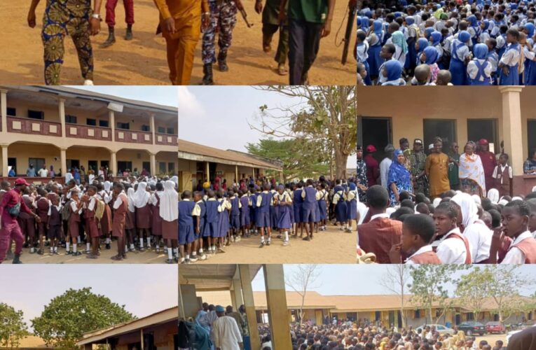 Ona Ara LG Boss, Dr. GLORIOUS Leads Campaign Against Thuggery, Hooliganism, Social Vices in Schools