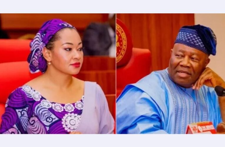 Natasha Akpoti Refuses To Stand Up As Akpabio Enters, Chief Whip Cautions Her 