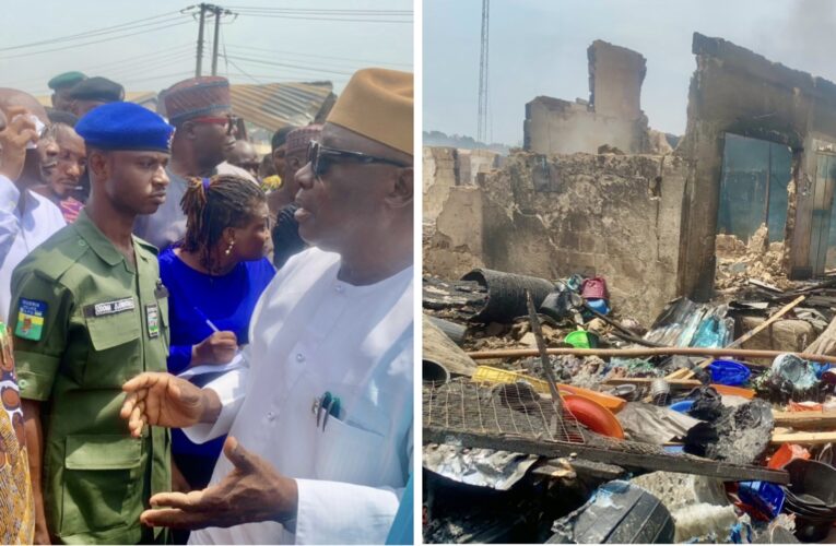 Oyo Govt Commiserates With Traders As Fire Guts Popular Alesinloye Market