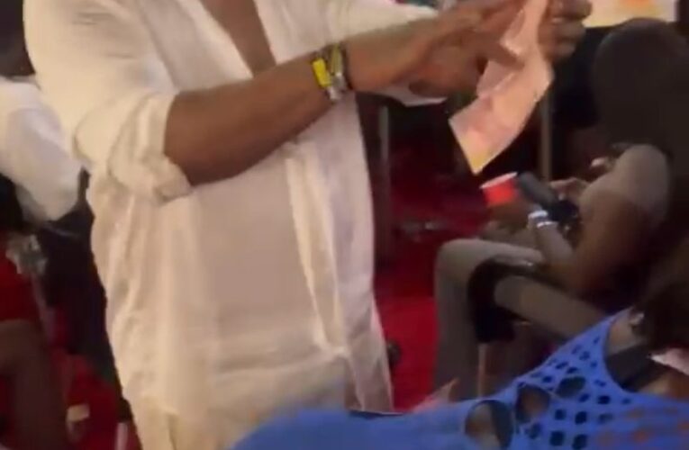 Govt Official Caught Spraying Naira On Strippers 