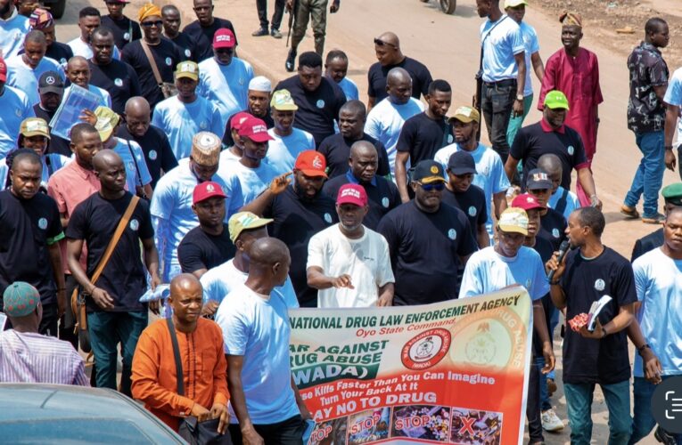 War Against Drugs Abuse: Agboworin Leads Awareness Campaign In Ibadan