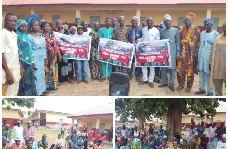  Ogbomosho North PDP Gets Boost as Labour Party Leaders Switch Allegiance