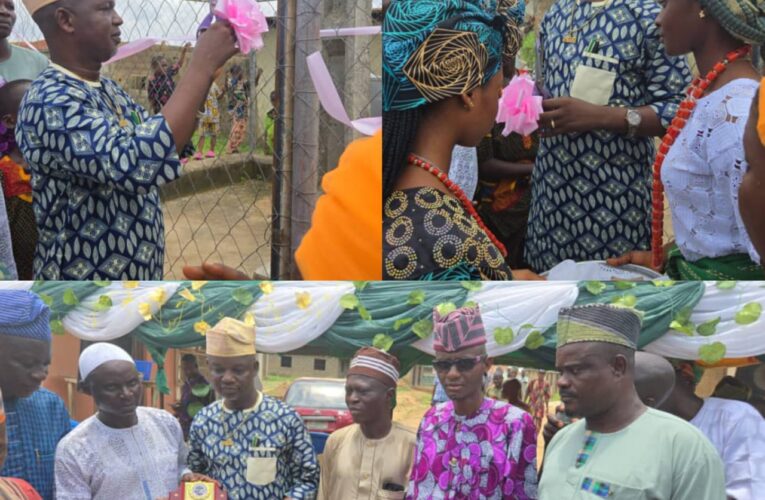 Dr. Temitope GLORIOUS Commissions Community-Funded Transformer in Anuoluwa Estate, Ona Ara