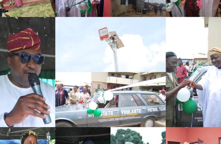 One Year of Impactful Leadership: Hon. George Ogunlade Commissions Amotekun Building, Others