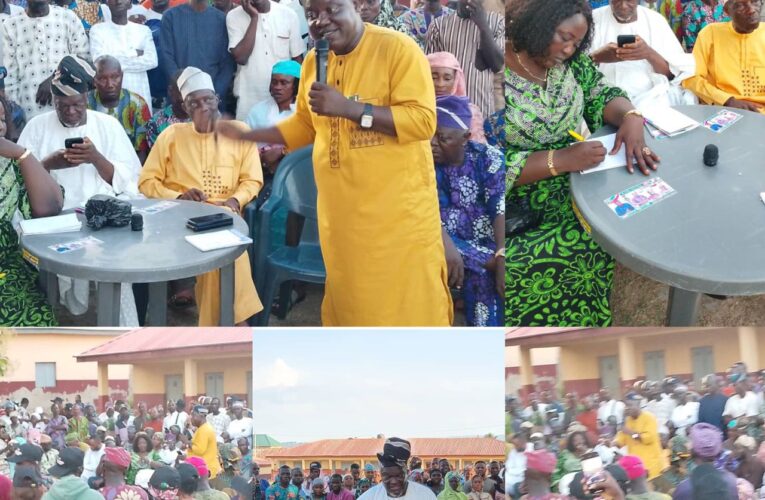 Ogunlade attends Ogbomoso North PDP meeting, urges unity, progress 