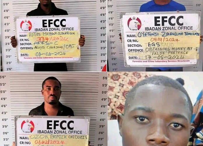 Court Jails 32 Internet Fraudsters In Ibadan, Osogbo (photos)