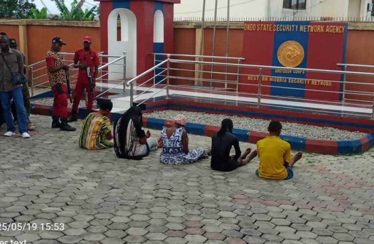 Amotekun Uncovers Organ-Harvesting Syndicate, Rescues Kidnapped Child (Photos)