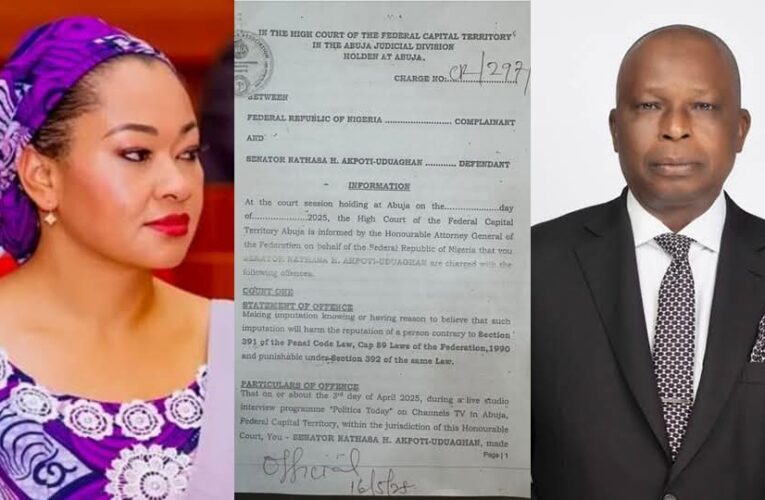 FG Files Criminal Charges Against Suspended Senator, Natasha Akpoti-Uduaghan