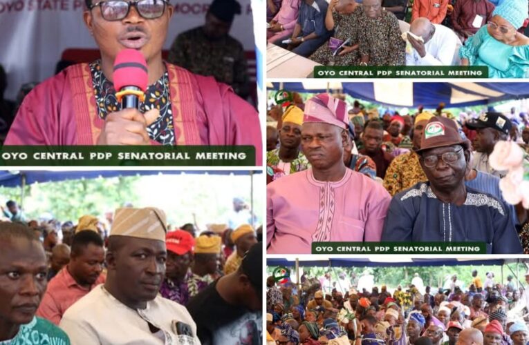 SMATO Donates N3m to Oyo (PDP) Central Senatorial District, Pledges Continuous Support For The Party