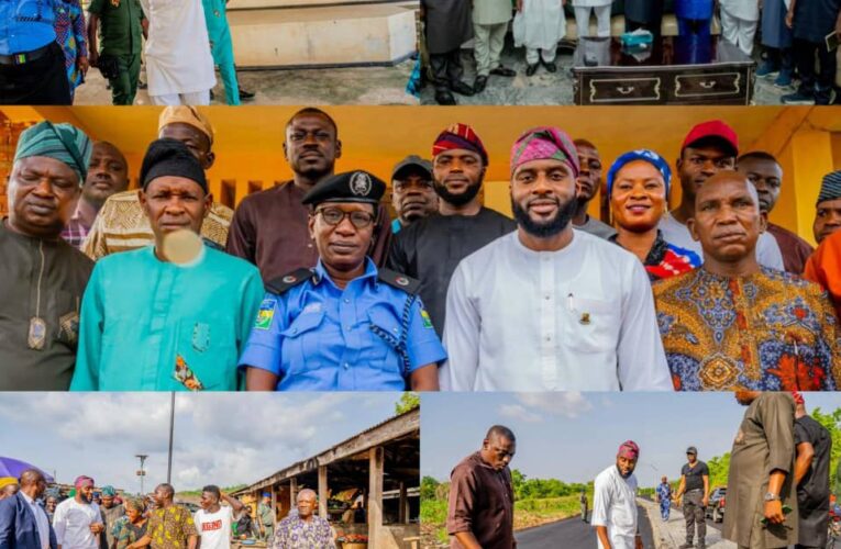 Oyo Speaker, Ogundoyin Continues Working Visit to Lanlate, Extends Financial Support to General Hospitals, Distributes Solar Lights